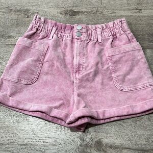 Pink Jean Shorts